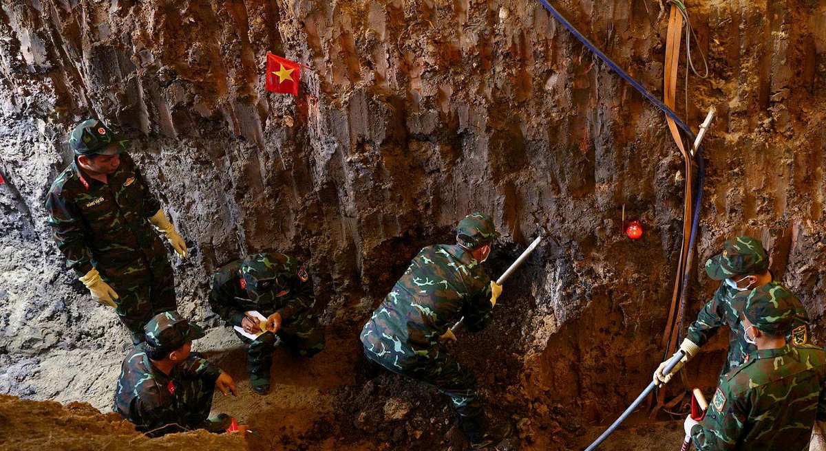 Phát hiện 7 bộ hài cốt liệt sĩ tại công viên Lê Thị Riêng thành phố Hồ Chí Minh