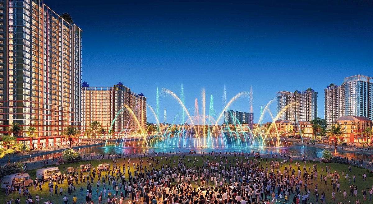 Charmora City xây dựng sân khấu nước rộng 7,3 hectare phục vụ giải trí đêm