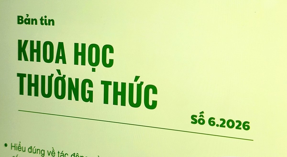 Cục Thông tin phát hành ấn phẩm khoa học phổ thông hàng tháng