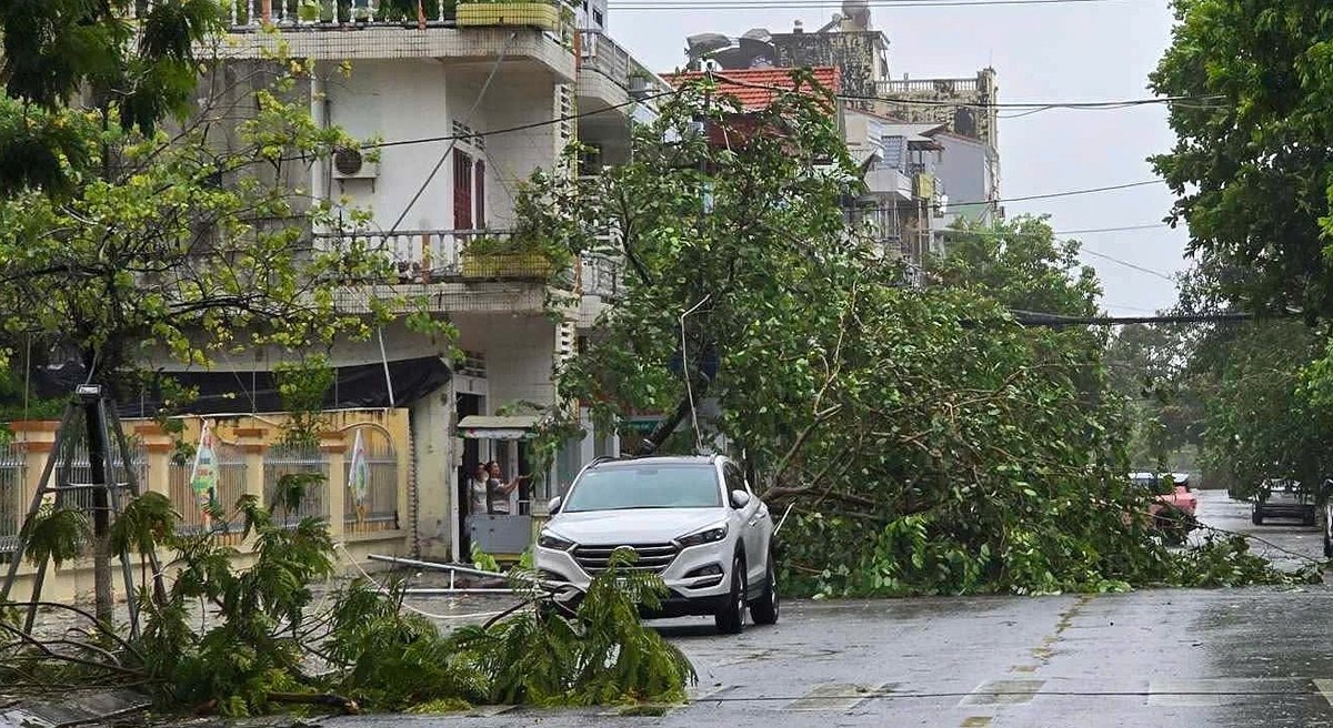 Bão Maysak tấn công Móng Cái với gió giật kinh hoàng